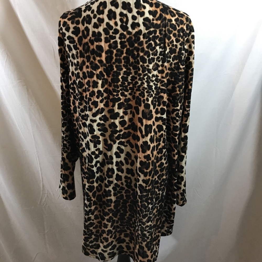 Absolutely Famous animal print open front - womens - Picture 2 of 5